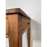 ANTICO TAVOLINO COMODINO epoca 1800 Legno Noce CHIARO CASSETTO Old Night Table