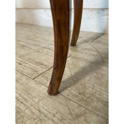 ANTICO COMODINO INTARSIATO LEGNO STILE LUIGI XV epoca '900 DOPPIO CASSETTO TABLE