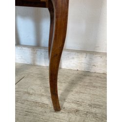 ANTICO COMODINO INTARSIATO LEGNO STILE LUIGI XV epoca '900 DOPPIO CASSETTO TABLE