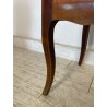 ANTICO COMODINO INTARSIATO LEGNO STILE LUIGI XV epoca '900 DOPPIO CASSETTO TABLE