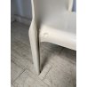 SEDIA ARTEMIDE BIANCA SELENE PLASTICA VINTAGE ANNI 60 DESIGN VICO MAGISTRETTI
