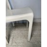 SEDIA ARTEMIDE BIANCA SELENE PLASTICA VINTAGE ANNI 60 DESIGN VICO MAGISTRETTI