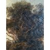 QUADRO DIPINTO OLIO FIRMATO C. Federico PAESAGGIO PASTORALE SELVA PECORE '800