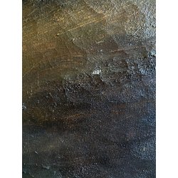 QUADRO DIPINTO OLIO FIRMATO C. Federico PAESAGGIO PASTORALE SELVA PECORE '800