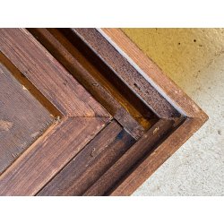 ANTICO DIPINTO OLIO A. Tominetti "Paese Montano" CERVINO ALPI BORGO CONTADINO