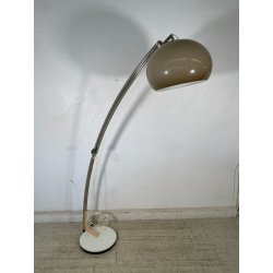 LAMPADA da TERRA ARCO GOFFREDO REGGIANI anni 70 DESIGN Space Age CROMATA fumè