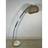 LAMPADA da TERRA ARCO GOFFREDO REGGIANI anni 70 DESIGN Space Age CROMATA fumè
