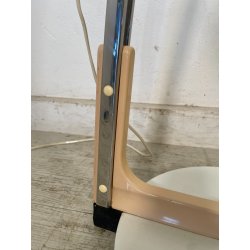 LAMPADA da TERRA ARCO GOFFREDO REGGIANI anni 70 DESIGN Space Age CROMATA fumè