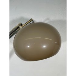 LAMPADA da TERRA ARCO GOFFREDO REGGIANI anni 70 DESIGN Space Age CROMATA fumè