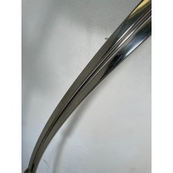 LAMPADA da TERRA ARCO GOFFREDO REGGIANI anni 70 DESIGN Space Age CROMATA fumè