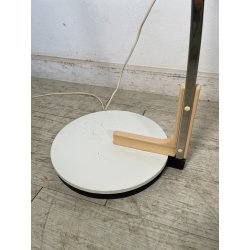 LAMPADA da TERRA ARCO GOFFREDO REGGIANI anni 70 DESIGN Space Age CROMATA fumè