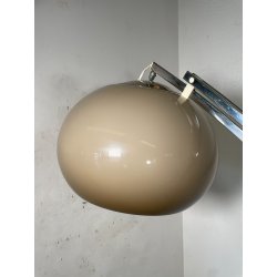 LAMPADA da TERRA ARCO GOFFREDO REGGIANI anni 70 DESIGN Space Age CROMATA fumè