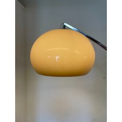 LAMPADA da TERRA ARCO GOFFREDO REGGIANI anni 70 DESIGN Space Age CROMATA fumè