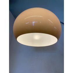 LAMPADA da TERRA ARCO GOFFREDO REGGIANI anni 70 DESIGN Space Age CROMATA fumè