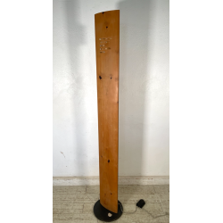LAMPADA DA TERRA OSVALDO MASSERINI "PENSIERO" DESIGN ANNI 2005 LEGNO PERO 202 CM
