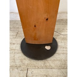 LAMPADA DA TERRA OSVALDO MASSERINI "PENSIERO" DESIGN ANNI 2005 LEGNO PERO 202 CM