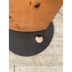 LAMPADA DA TERRA OSVALDO MASSERINI "PENSIERO" DESIGN ANNI 2005 LEGNO PERO 202 CM