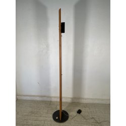 LAMPADA DA TERRA OSVALDO MASSERINI "PENSIERO" DESIGN ANNI 2005 LEGNO PERO 202 CM