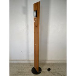 LAMPADA DA TERRA OSVALDO MASSERINI "PENSIERO" DESIGN ANNI 2005 LEGNO PERO 202 CM