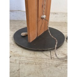 LAMPADA DA TERRA OSVALDO MASSERINI "PENSIERO" DESIGN ANNI 2005 LEGNO PERO 202 CM