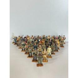 LOTTO COLLEZIONE 47 pz SOLDATINI FIRMATI DEL PRATO MODELLI SFUSI SOLDATO