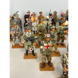 LOTTO COLLEZIONE 47 pz SOLDATINI FIRMATI DEL PRATO MODELLI SFUSI SOLDATO