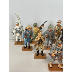 LOTTO COLLEZIONE 47 pz SOLDATINI FIRMATI DEL PRATO MODELLI SFUSI SOLDATO