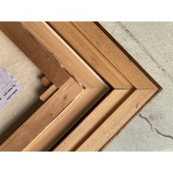 QUADRO DIPINTO OLIO Gianni Alloisi Il Monte Rosa da Macugnaga PAESAGGIO MONTAGNA