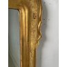 ANTICA SPECCHIERA VASSOIO CORNICE DORATA 1800 SPECCHIO LEGNO FOGLIA ORO DECORO