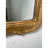 ANTICA SPECCHIERA VASSOIO CORNICE DORATA 1800 SPECCHIO LEGNO FOGLIA ORO DECORO