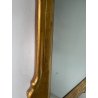 ANTICA SPECCHIERA VASSOIO CORNICE DORATA 1800 SPECCHIO LEGNO FOGLIA ORO DECORO
