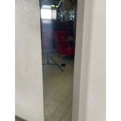 CORNICE VINTAGE METALLO CROMATO ANNI 70 DESIGN 80 X 80 CM SPECCHIO QUADRO STAMPA