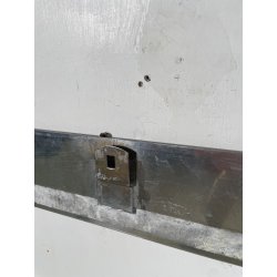 CORNICE VINTAGE METALLO CROMATO ANNI 70 DESIGN 80 X 80 CM SPECCHIO QUADRO STAMPA