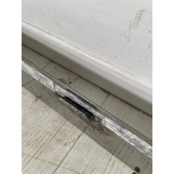 CORNICE VINTAGE METALLO CROMATO ANNI 70 DESIGN 80 X 80 CM SPECCHIO QUADRO STAMPA