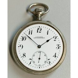 ANTICO OROLOGIO TASCA Longines EFCo Anti-Magnetique anni 60 POCKET WATCH montre