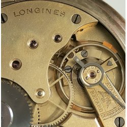 ANTICO OROLOGIO TASCA Longines EFCo Anti-Magnetique anni 60 POCKET WATCH montre