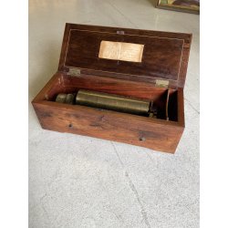 ANTICO CARILLON Ducommun Girod SWISS SCATOLA MUSICALE LEGNO INTARSIATO 1840 c.a.