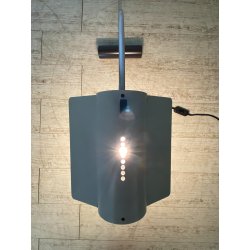 LAMPADA TAVOLO ORIENTABILE AD ARCO DESIGN Joe Colombo 43cm/h FUNZIONANTE '60s