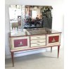 CREDENZA SPECCHIERA DESIGN UMBERTO MASCAGNI VINTAGE SIDEBOARD MIRROR CABINET