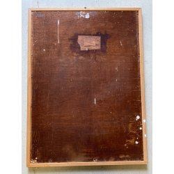 ANTICO DIPINTO olio Aprea Giuseppe SCENA MADRE BAMBINI GIOCHI MARE SPIAGGIA '900