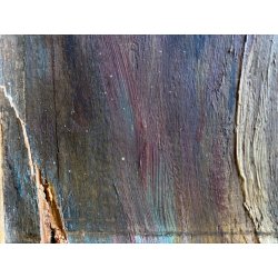 ANTICO DIPINTO olio Aprea Giuseppe SCENA MADRE BAMBINI GIOCHI MARE SPIAGGIA '900