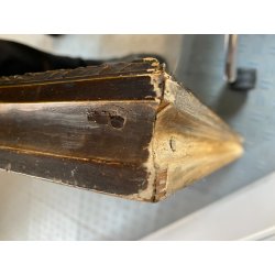 ANTICO DIPINTO OLIO TELA FIRMATO A. Martignoni PAESAGGIO LACUSTRE MONTAGNE '900