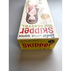 rara BARBIE SKIPPER con SCATOLA by MATTEL 1963 BIONDA little sister 0950 JAPAN