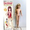 rara BARBIE SKIPPER con SCATOLA by MATTEL 1963 BIONDA little sister 0950 JAPAN