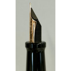 PENNA STILOGRAFICA Aurora 88 BIG Silver Cap 925 FOUNTAIN PEN Nib M oro 14k BOX