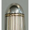 PENNA STILOGRAFICA Aurora 88 BIG Silver Cap 925 FOUNTAIN PEN Nib M oro 14k BOX