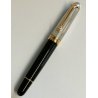 PENNA STILOGRAFICA Aurora 88 BIG Silver Cap 925 FOUNTAIN PEN Nib M oro 14k BOX
