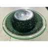 VASO VETRO MURANO Vistosi DESIGN Gae Aulenti SERIE Neverrino MURRINE VERDE '70