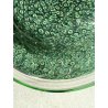 VASO VETRO MURANO Vistosi DESIGN Gae Aulenti SERIE Neverrino MURRINE VERDE '70