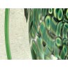 VASO VETRO MURANO Vistosi DESIGN Gae Aulenti SERIE Neverrino MURRINE VERDE '70